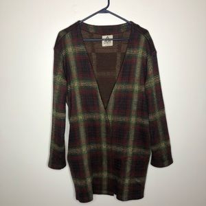 UNIF nevermind grunge plaid cardigan